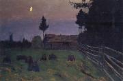 Levitan, Isaak eventide china oil painting artist